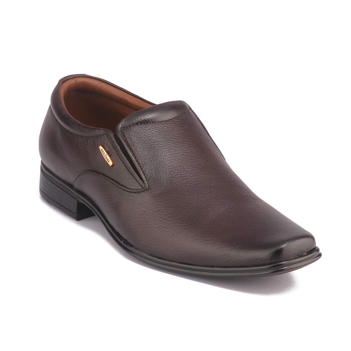 Red Chief Dark Brown Leather Formal Slip on Shoes for Men_Size 10_UK_RC1999 095 - SaumyasStore
