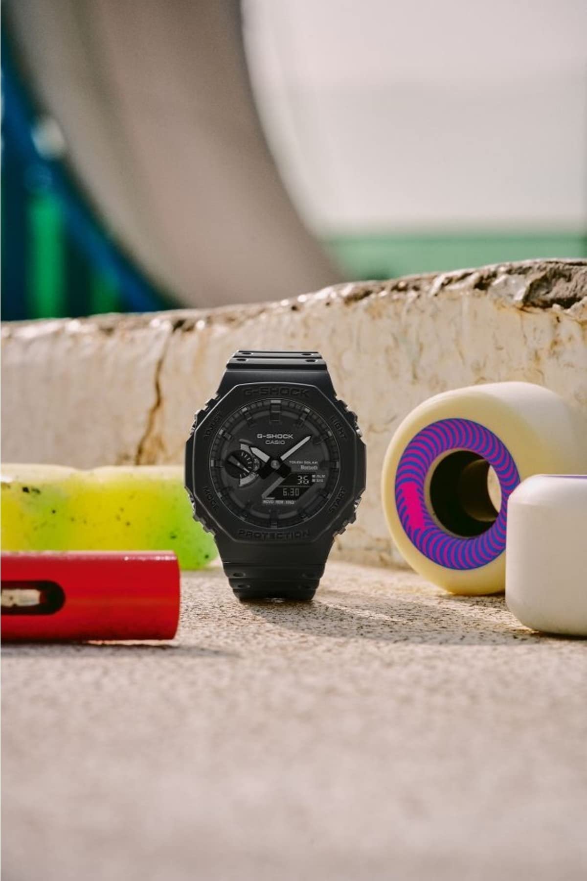 Casio G-Shock Men Black Dial Analog-Digital GA-B2100-1A1DR (G1242) - SaumyasStore