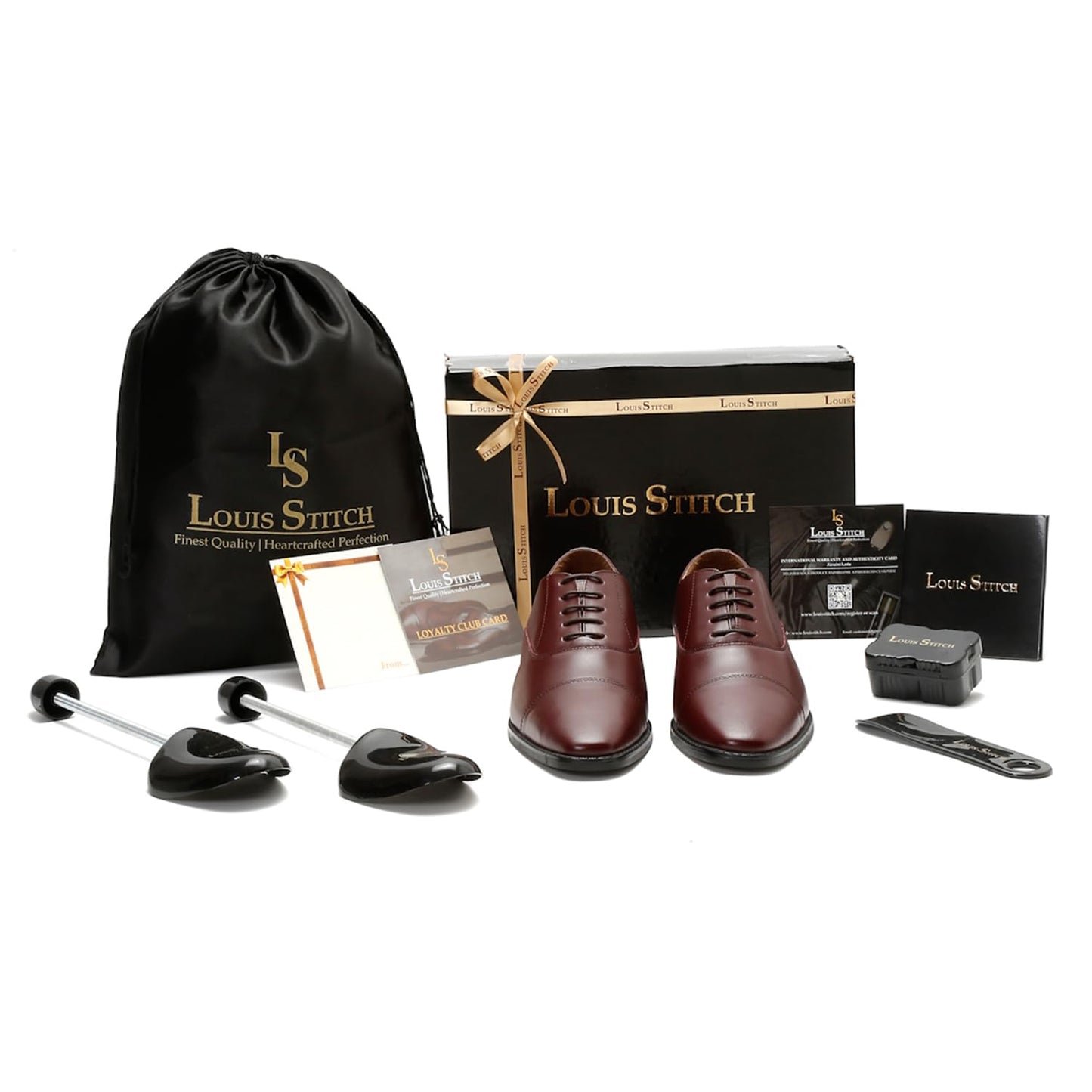 LOUIS STITCH Men's Rosewood Italian Leather Formal Derby Shoes Comfortable Handcrafted Formal Lace Ups for Men (RXCTRW) UK 11 - SaumyasStore