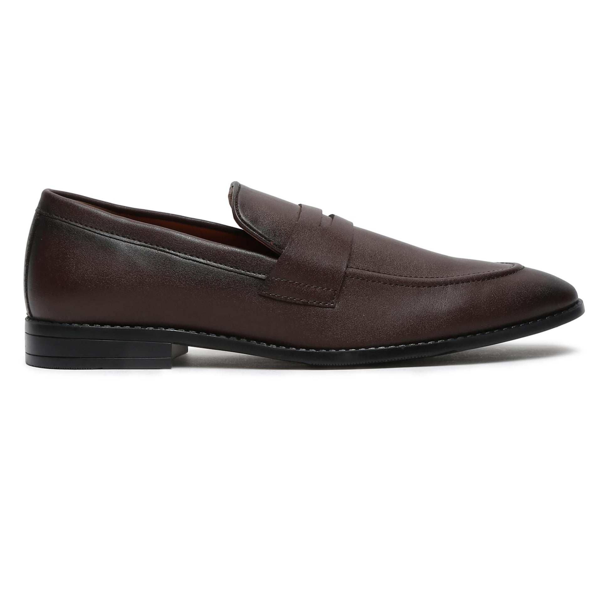 LOUIS STITCH Men's Brunette Brown Shoes Slipon Style Comfortable Moccasins for Men - SaumyasStore