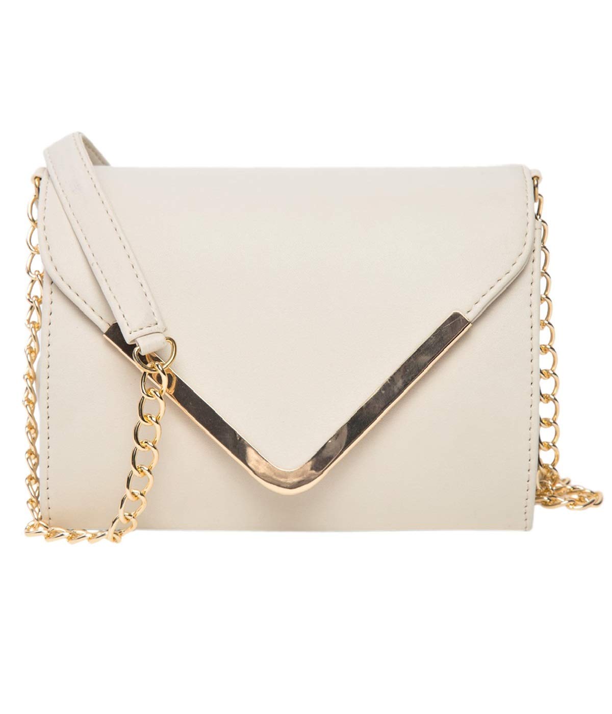 ADISA Women's Sling Bag (Off White) - SaumyasStore