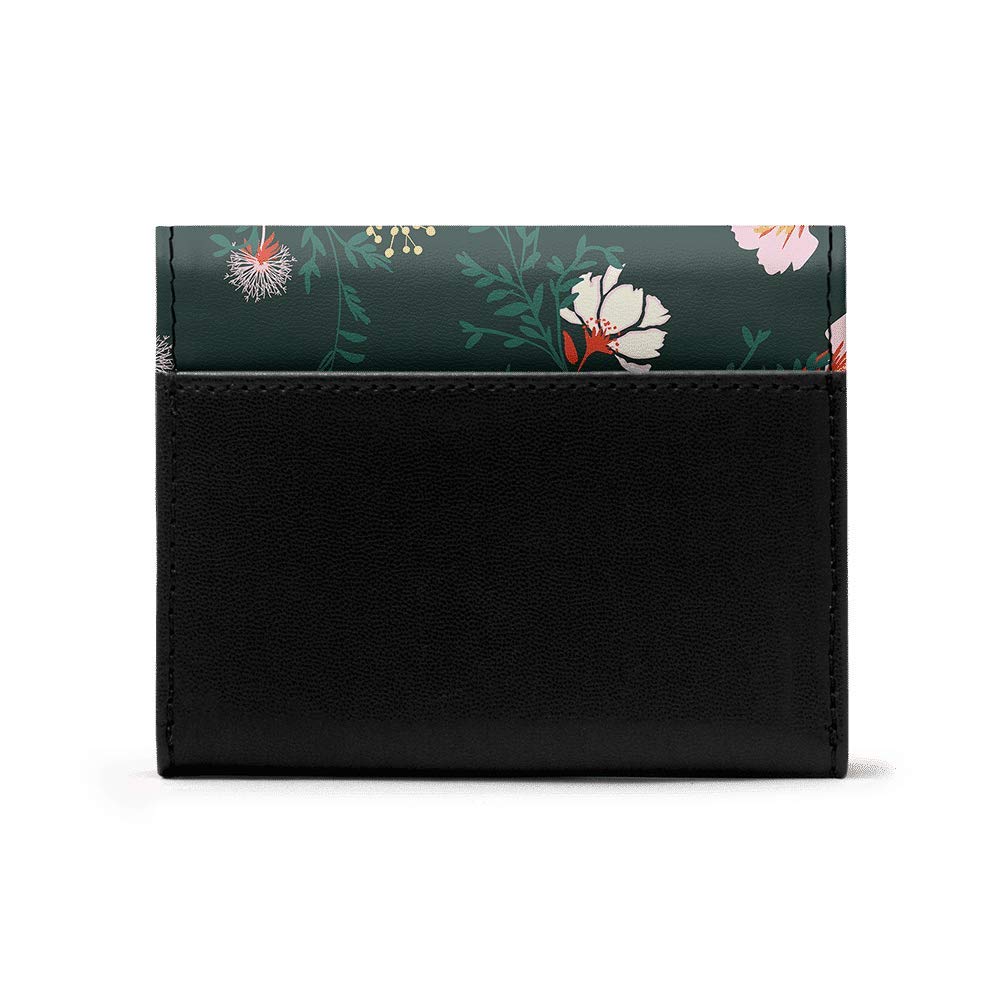 Dailyobjects Leather Women Men's Wallet(Lush Midnight) - SaumyasStore