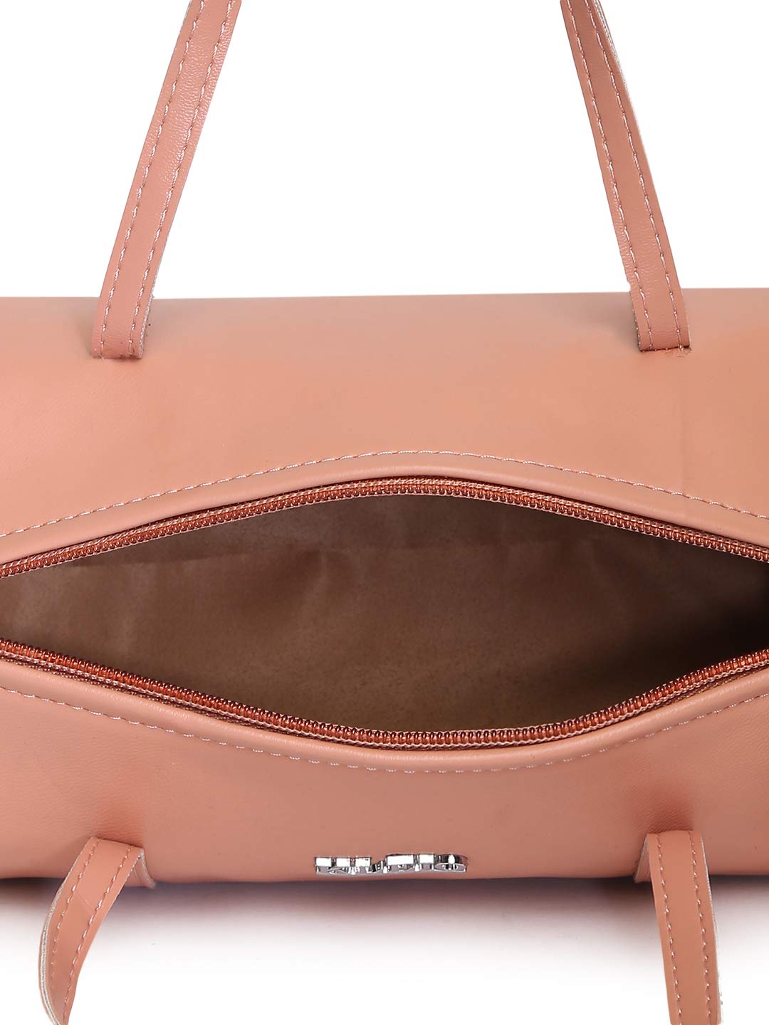 KLEIO Small Round Cross-Body Side Sling Hand Bag for Girls Women (HO8015KL-PE_Peach) - SaumyasStore