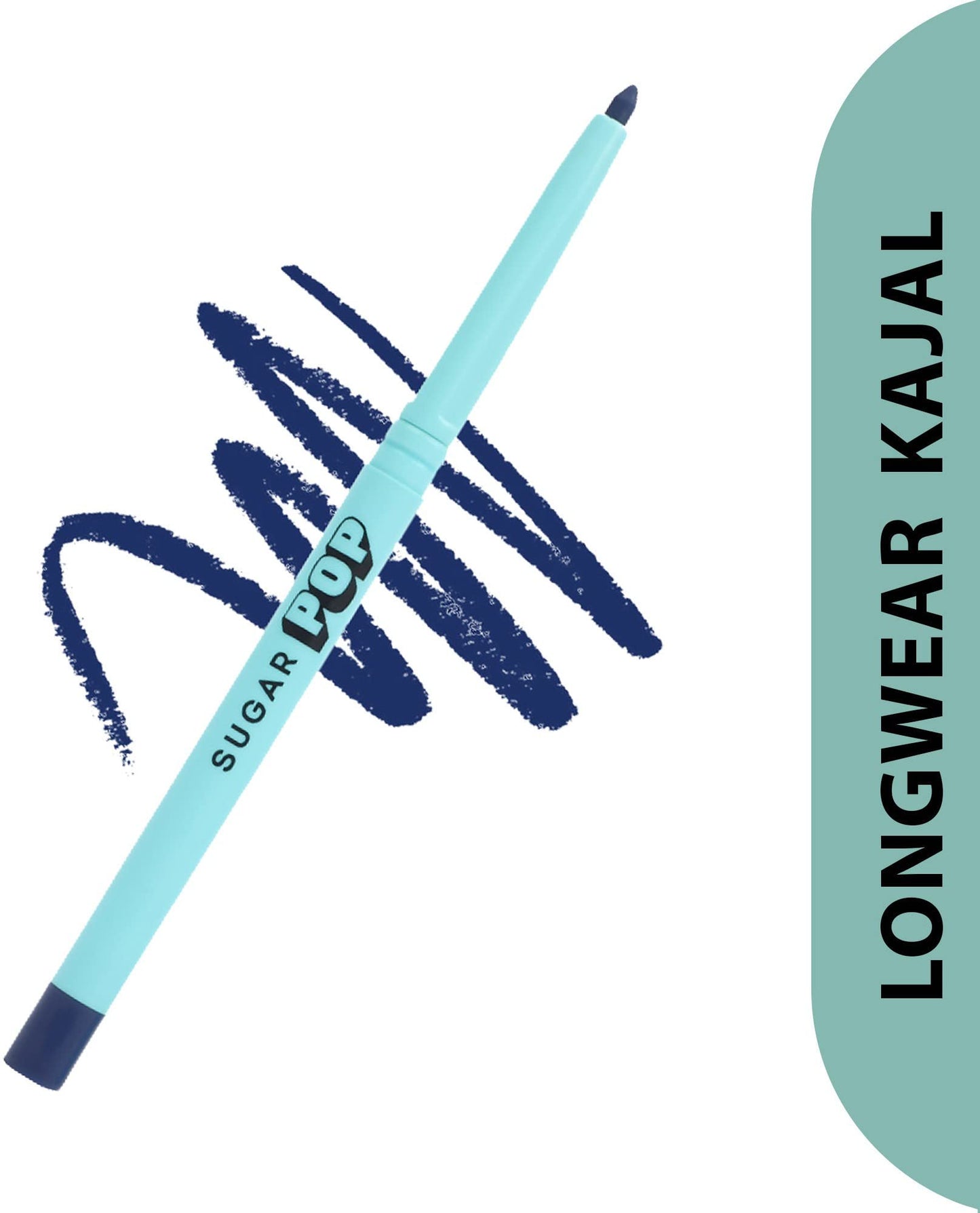 SUGAR POP Complete Matte Kajal Kit-01 Black Kajal+02 Blue Kajal+03 Brown Kajal | Long Lasting l Lasts up to 16 Hours - SaumyasStore