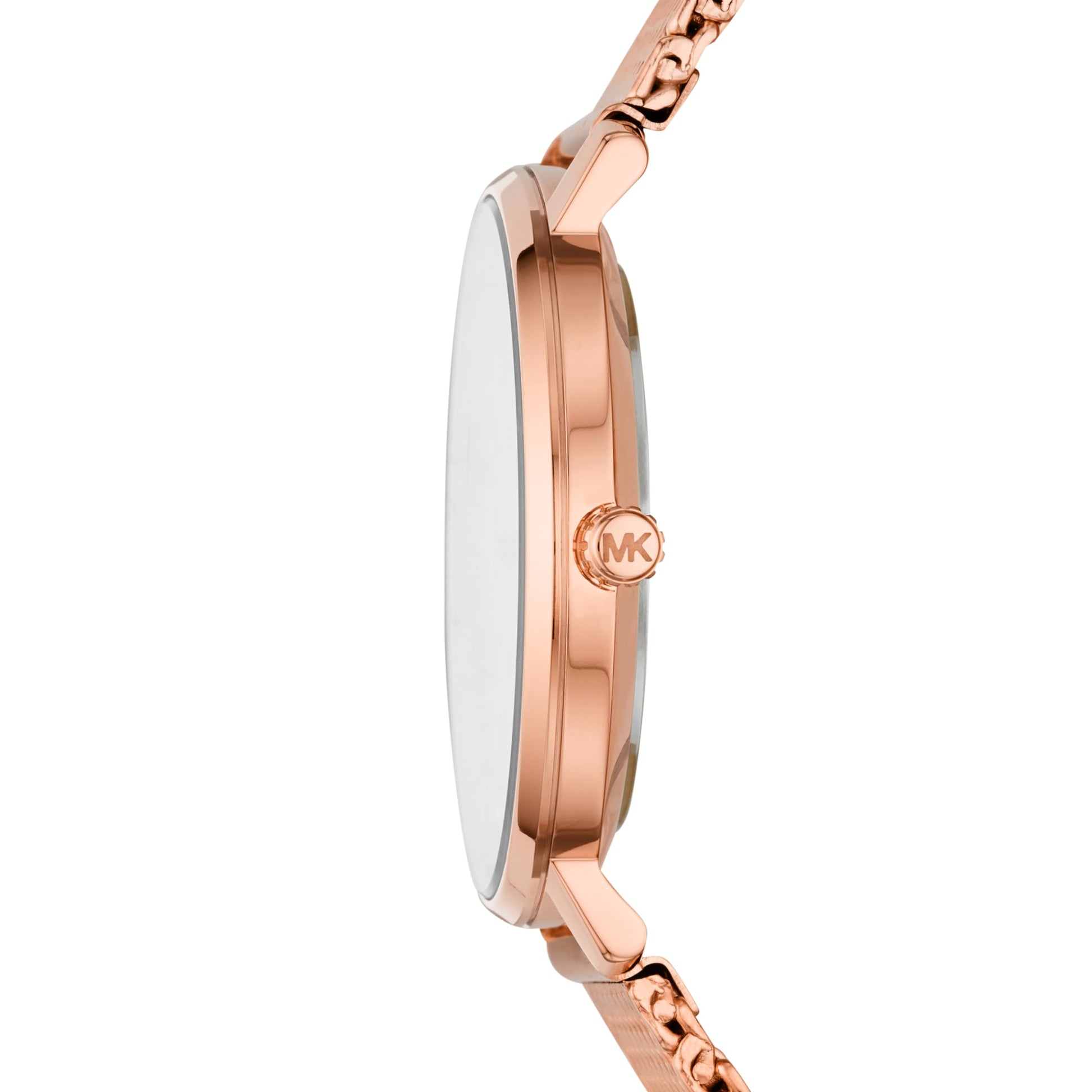 Michael Kors Analog Gold Dial Women's Watch Stainless Steel, Rose Gold Strap - SaumyasStore