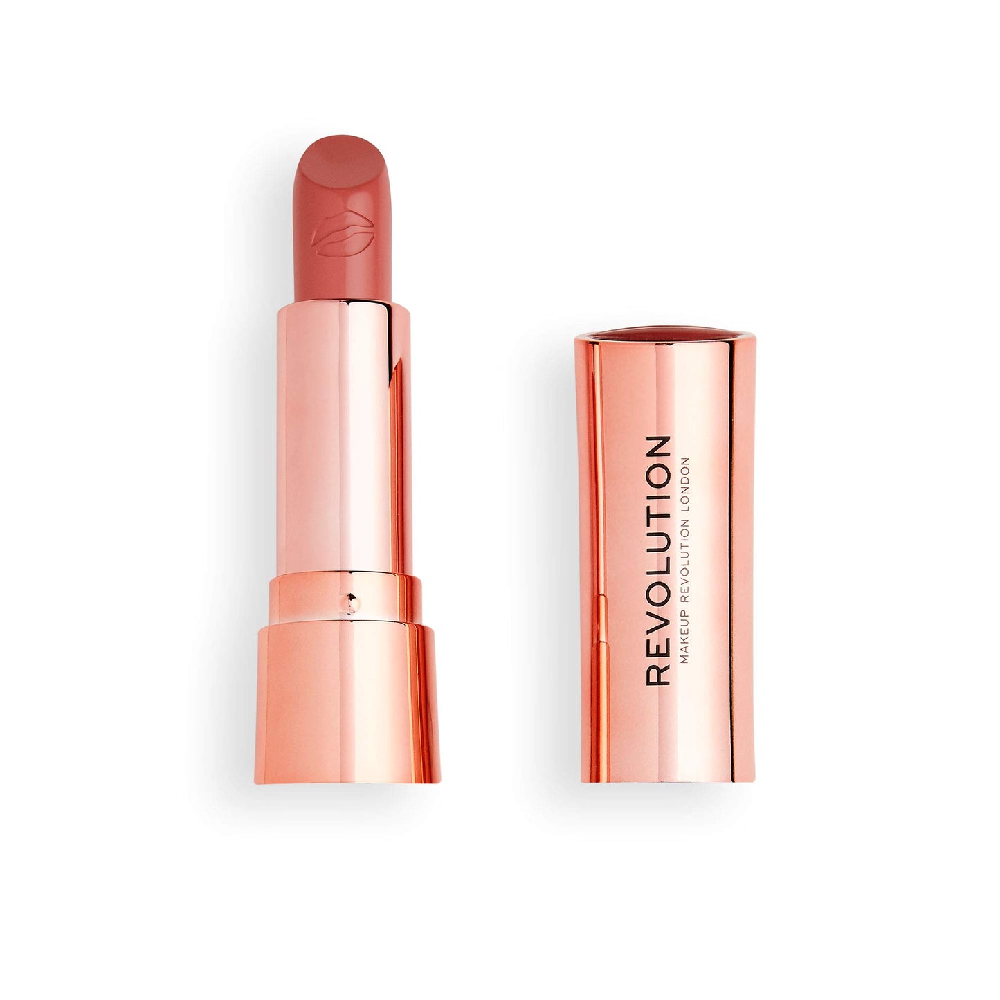 Makeup Revolution Lipstick Icon Nude (Satin) - SaumyasStore