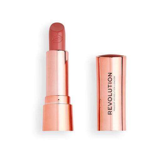 Makeup Revolution Lipstick Icon Nude (Satin) - SaumyasStore