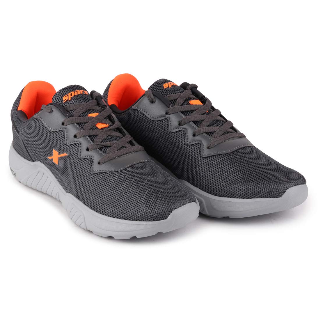 Sparx Mens Darkgreyneonorange Running Shoe - SaumyasStore