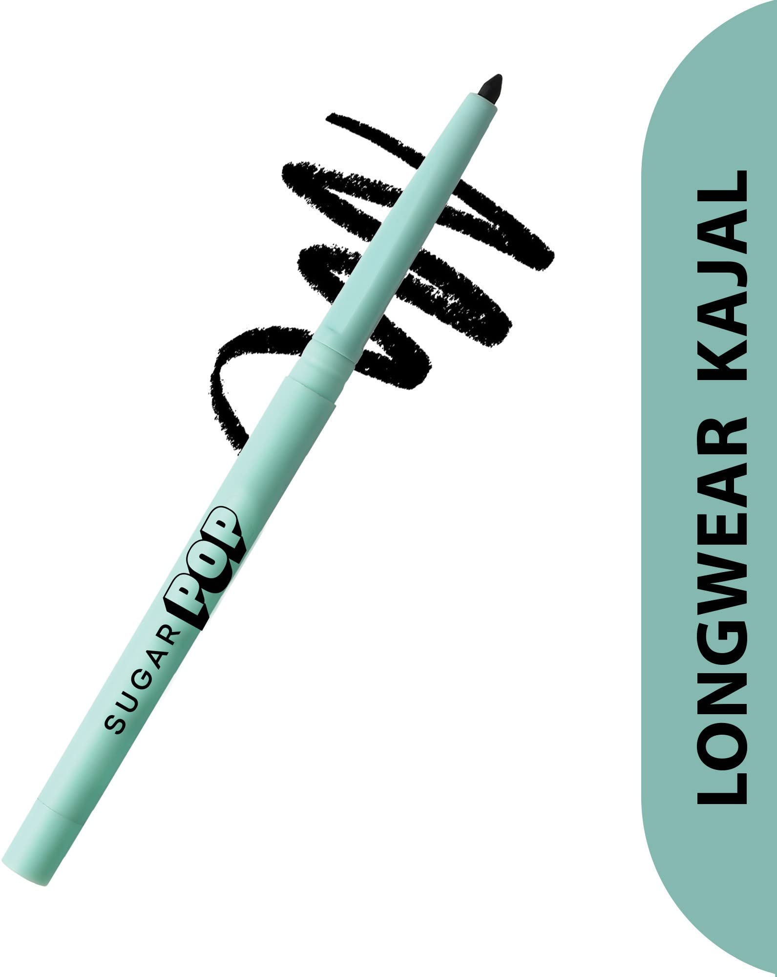 SUGAR POP Complete Matte Kajal Kit-01 Black Kajal+02 Blue Kajal+03 Brown Kajal | Long Lasting l Lasts up to 16 Hours - SaumyasStore