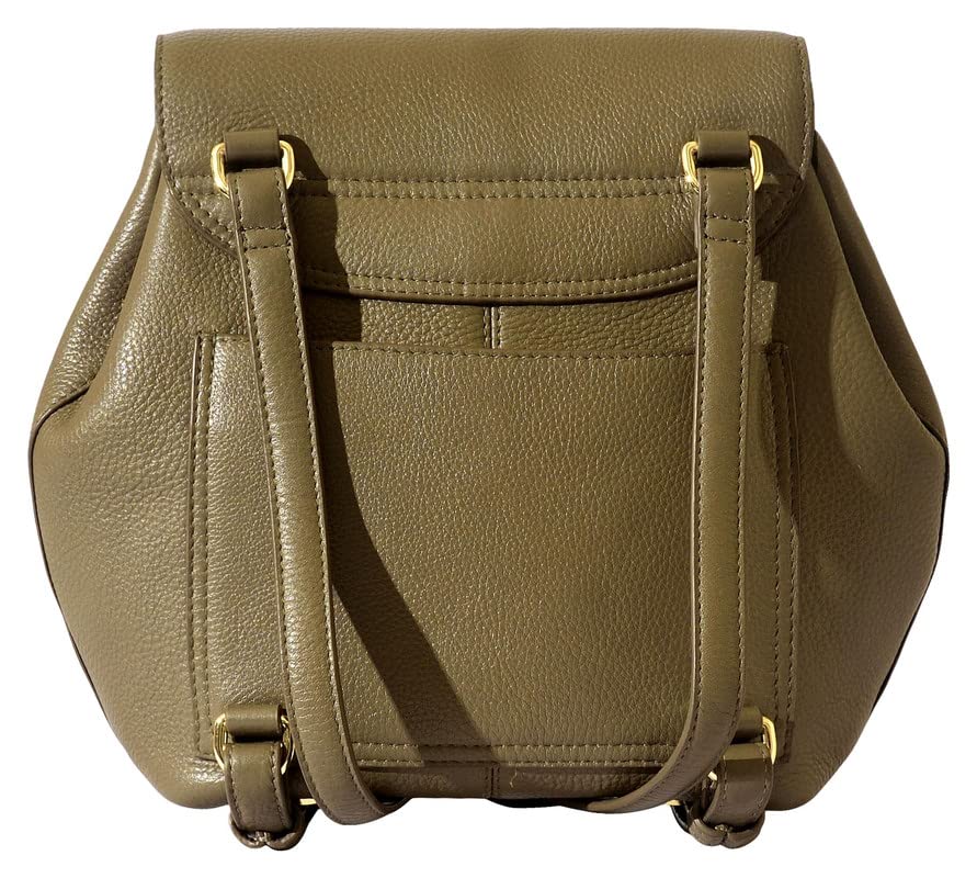 eske Linda - Genuine Leather Backpack- Solid Pattern - Spacious Compartments - Work & Travel Bag - Durable & Water Resistant - Adjustable Strap - For Women - SaumyasStore