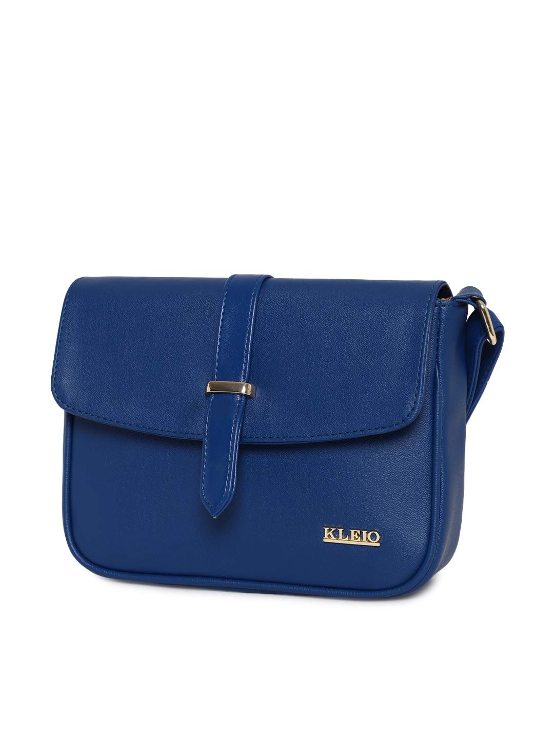 KLEIO Stylish PU Sling Bag for Women/Girls (Royal Blue) (HO8016KL-RB) - SaumyasStore
