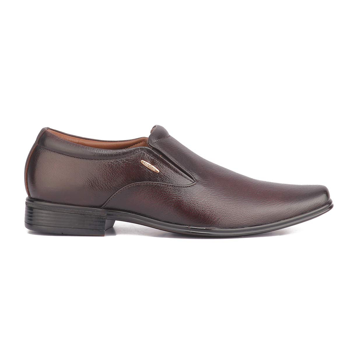 Red Chief Dark Brown Leather Formal Slip on Shoes for Men_Size 10_UK_RC1999 095 - SaumyasStore