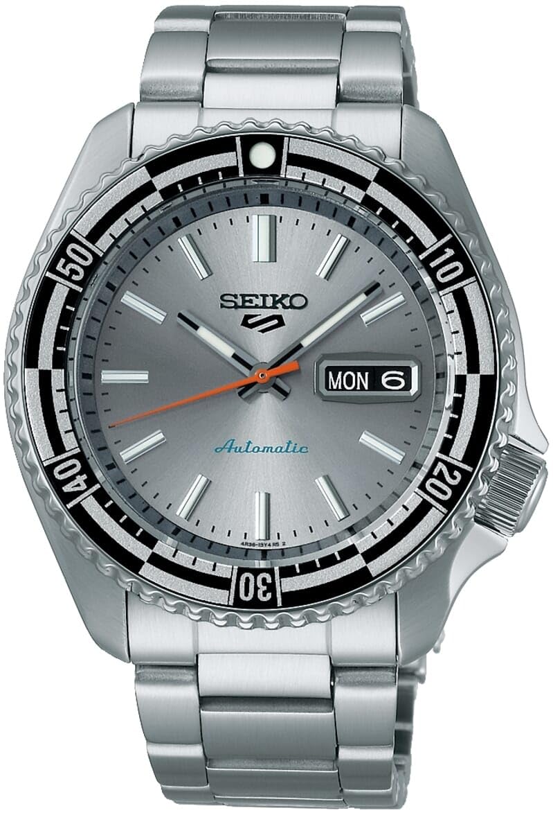 SEIKO Men New 5 Sports Round Silver Watches-SRPK09K1 - SaumyasStore