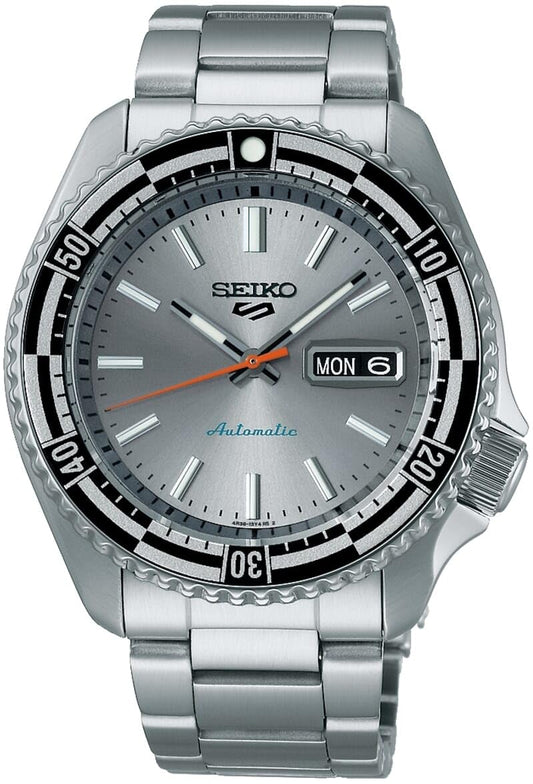 SEIKO Men New 5 Sports Round Silver Watches-SRPK09K1 - SaumyasStore
