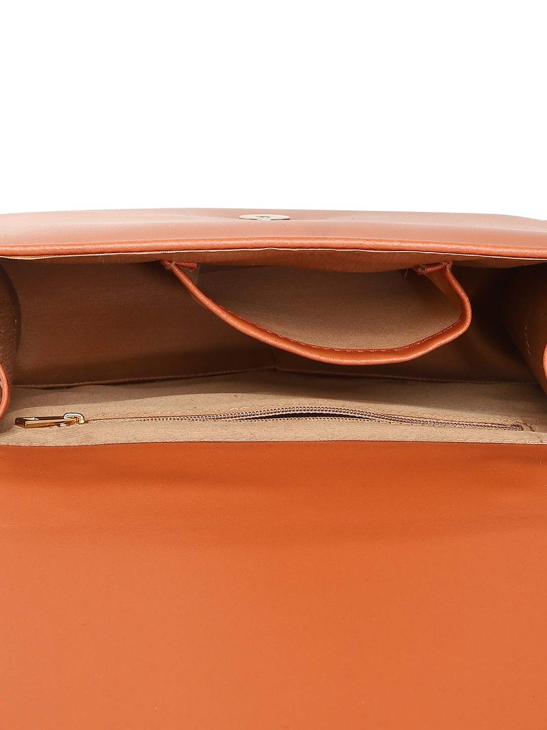 KLEIO PU Vibrant Unique Shape Cross Body Sling Hand Bag For Girls Women Ladies (Tan) (HO8012KL-TA) - SaumyasStore