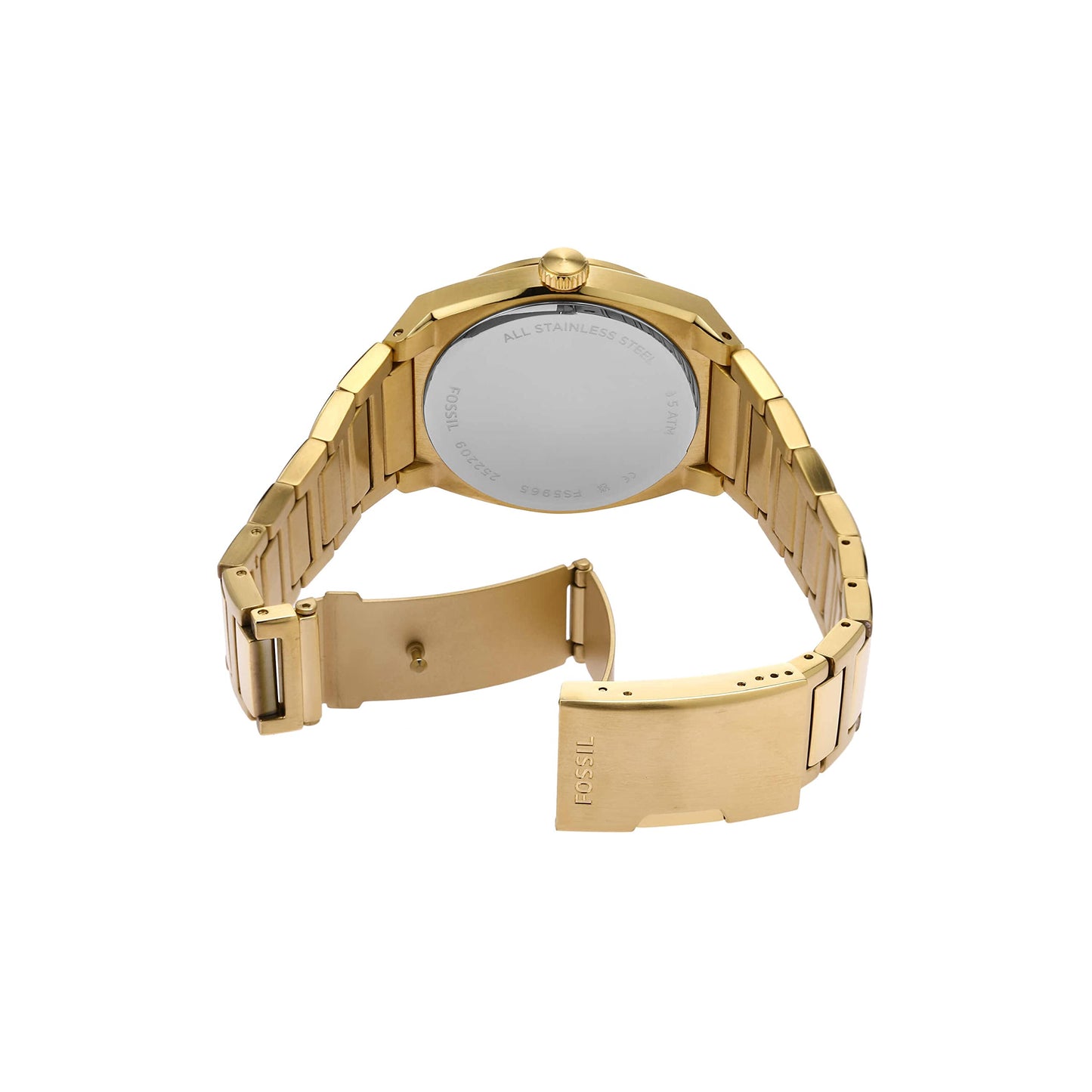 Fossil Everett Analog Gold Dial Men's Watch - SaumyasStore