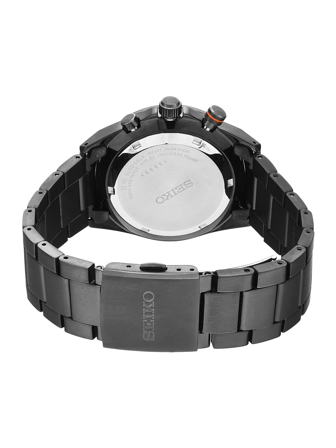 Seiko Discover More Chronograph|Date Analog Dial Color Black Men's Watch - SaumyasStore