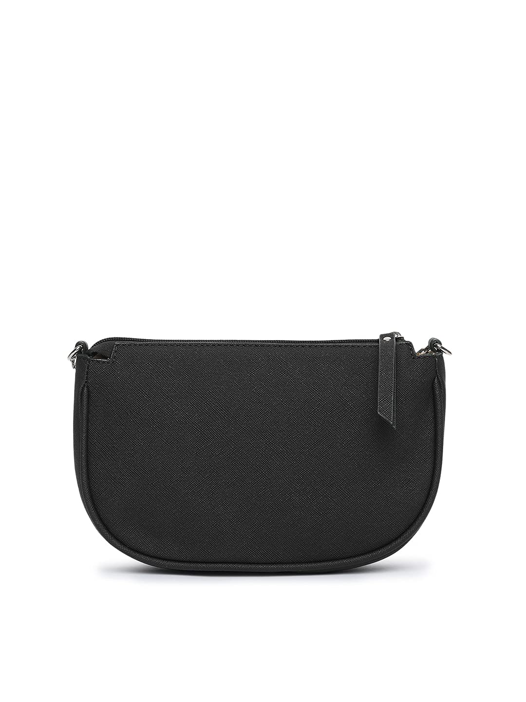 KLEIO Printed PU Leather Light Weight Double Sling Cross body Side Bag for Women and Girls(HO8071KL-BL)(Black) - SaumyasStore