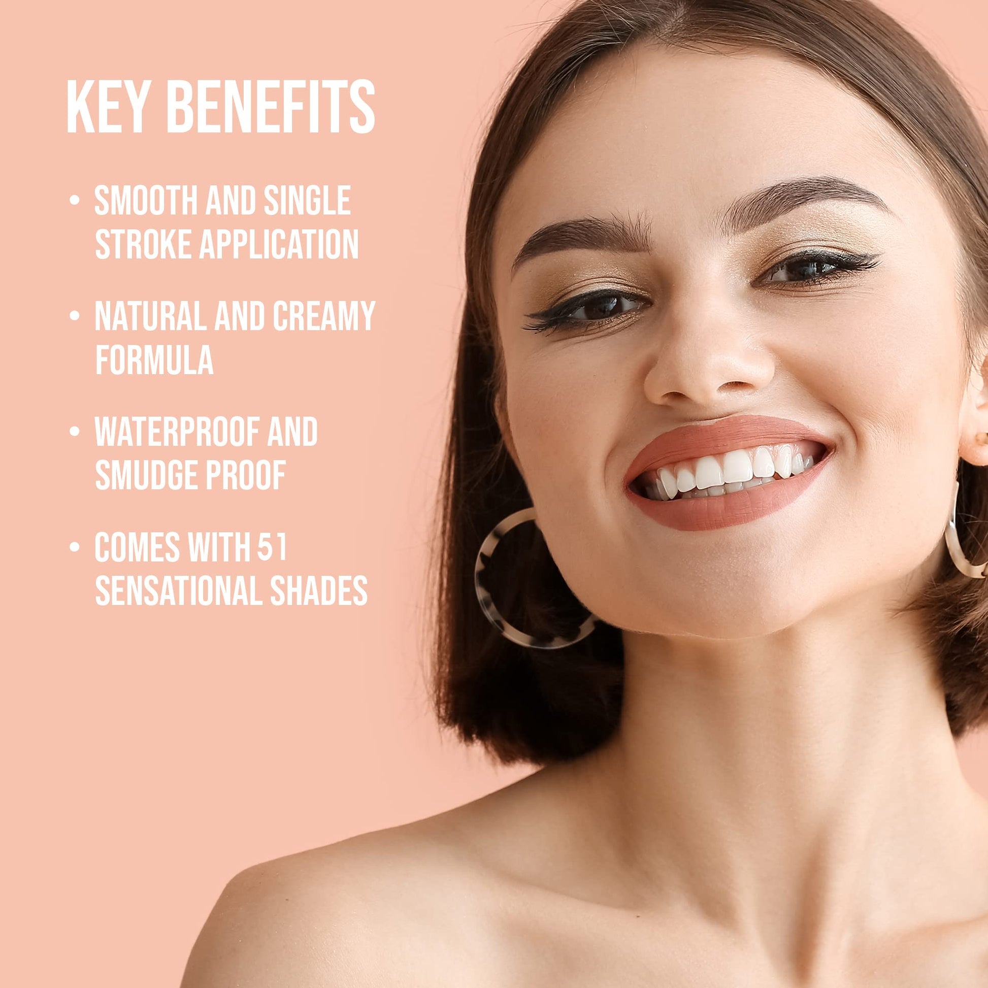 Colors Queen Queen Lips Matte Lipstick | Long Lasting Lipstick Waterproof Highly Pigmented with Smooth Application | Smudge Proof Lipstick for Women (23 - Hot Red) - SaumyasStore