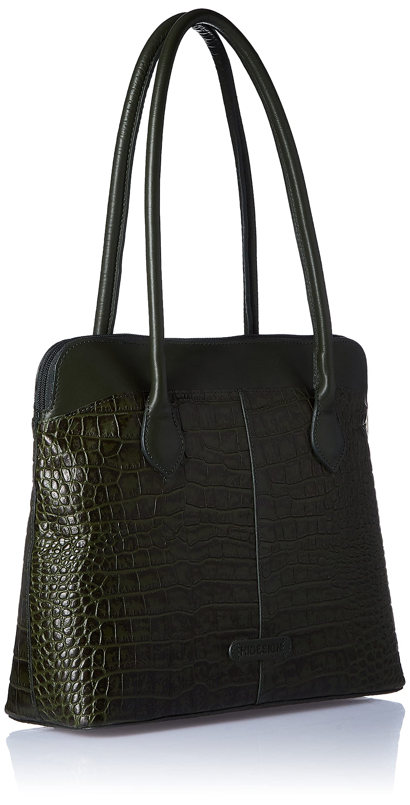 Hidesign womens SB FABIOLA II Large Emerald Tote Bag - SaumyasStore