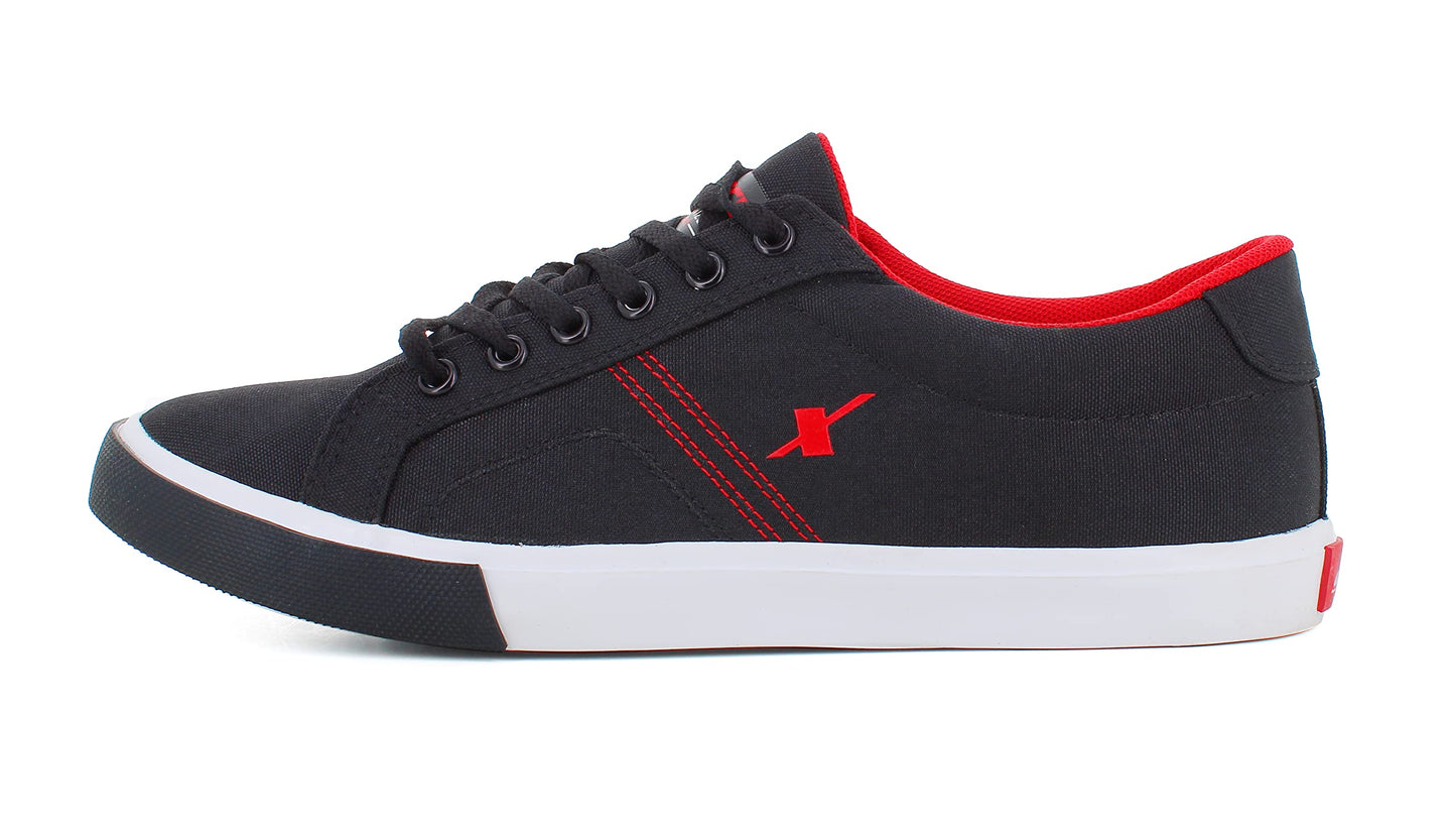 Sparx Mens BlackRed Casual Shoe - SaumyasStore