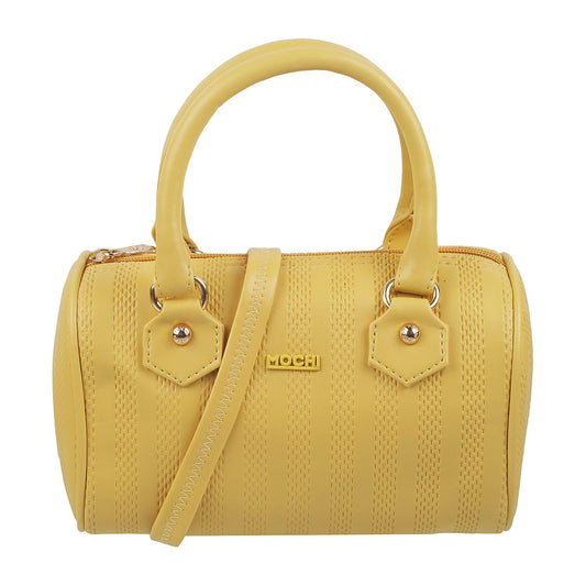 Mochi Women Yellow Satchel Bag - SaumyasStore