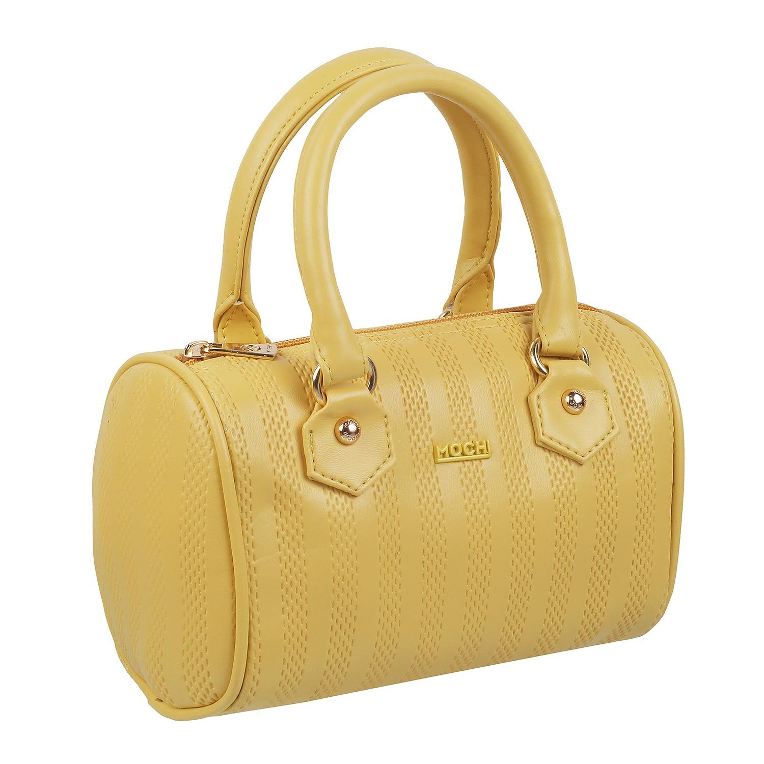 Mochi Women Yellow Satchel Bag - SaumyasStore