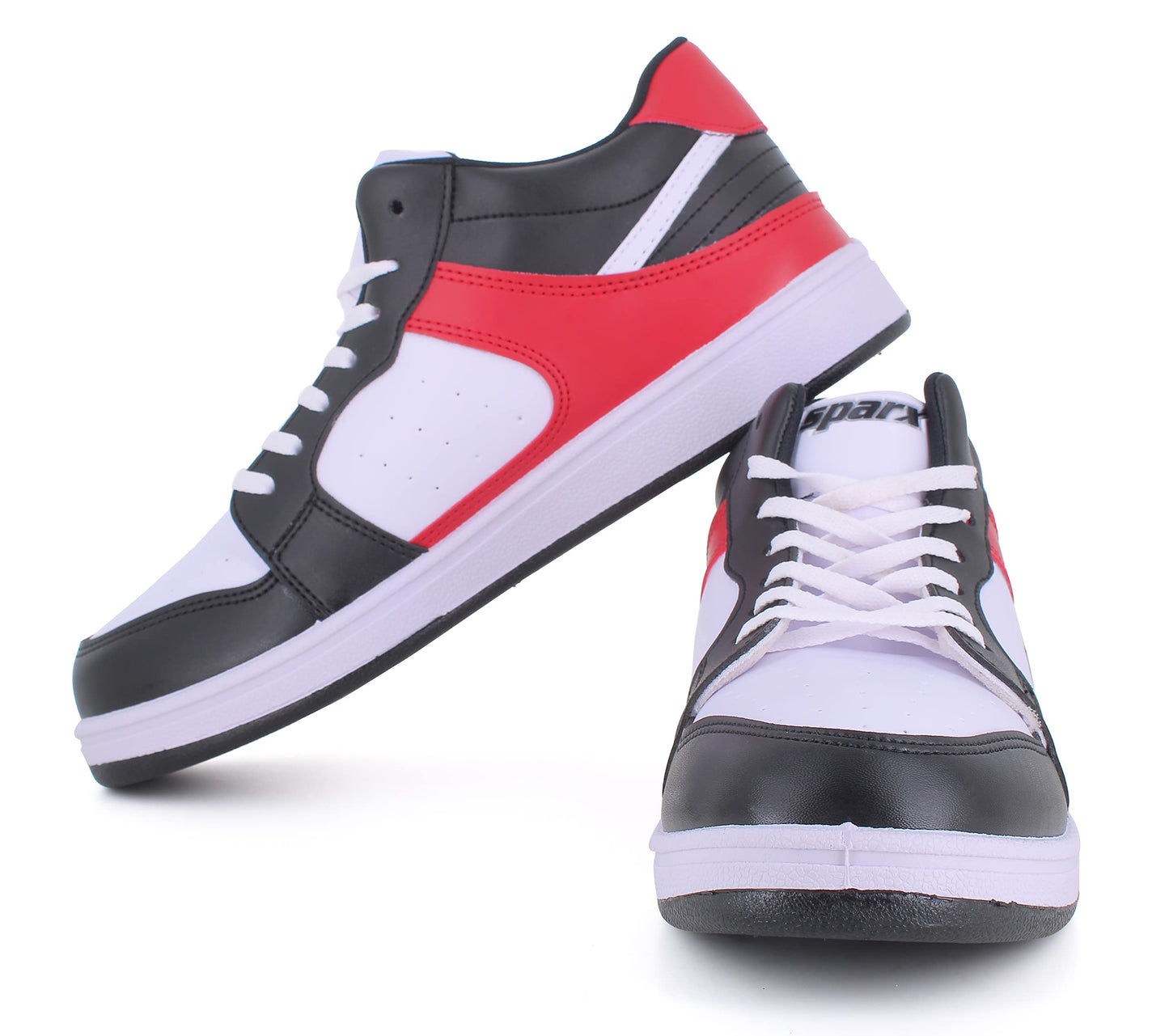 Sparx Mens  Whiteblack Sneaker - SaumyasStore