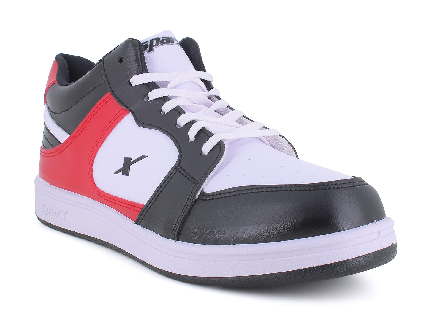 Sparx Mens  Whiteblack Sneaker - SaumyasStore