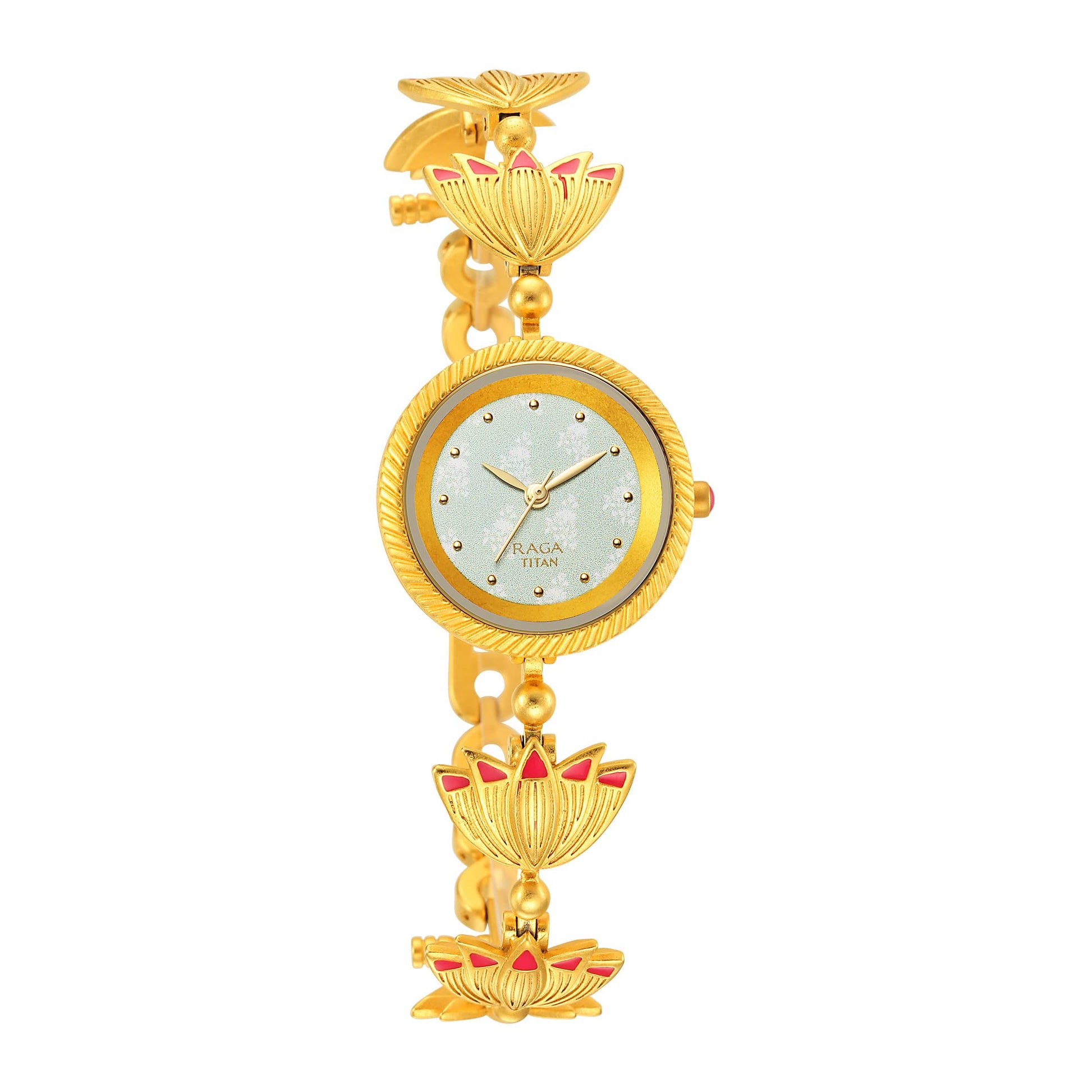 Titan Analog Green Dial Women's Watch-95174YM01 - SaumyasStore