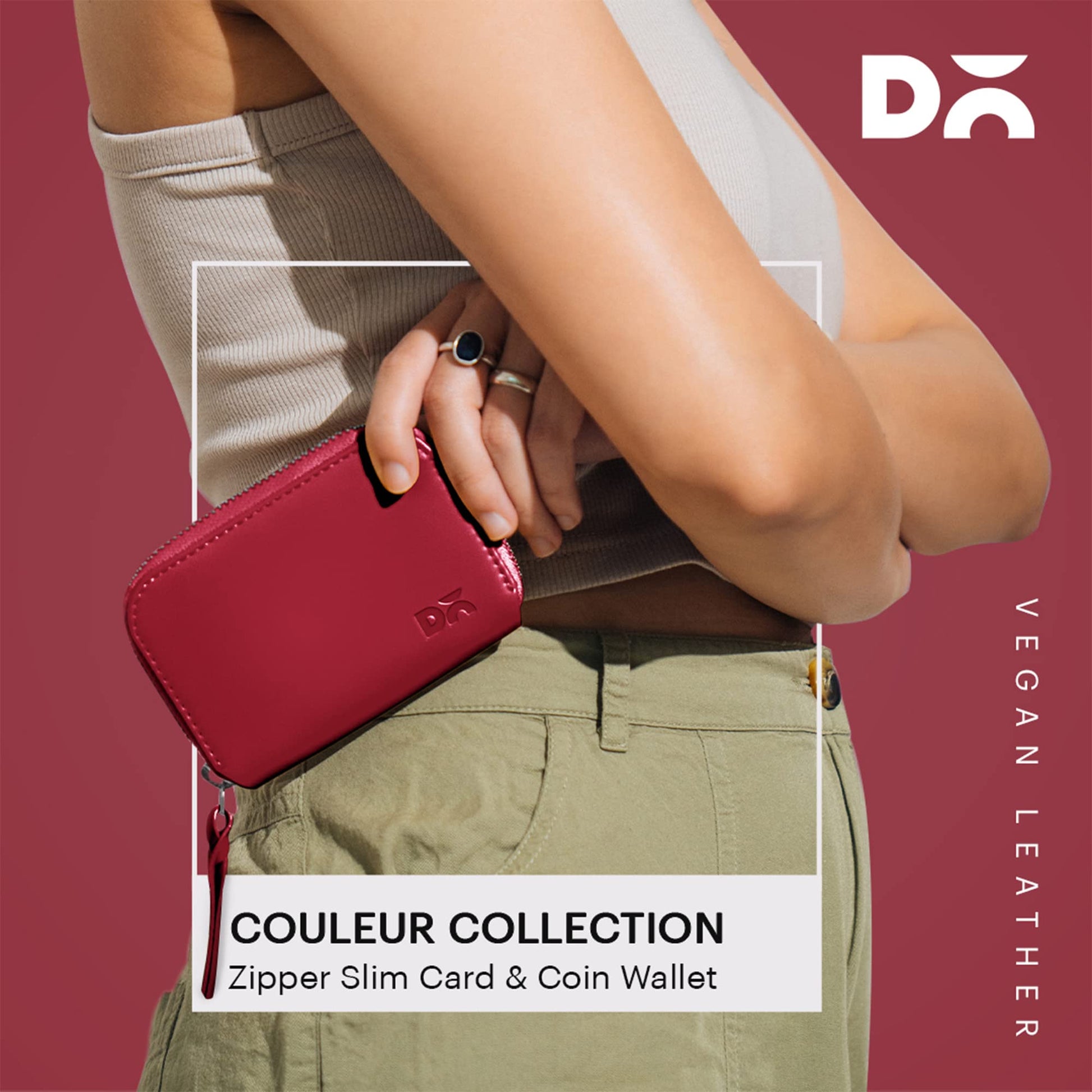 DailyObjects Polyurethane Women wallet(Red) - SaumyasStore