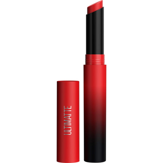 Maybelline Color Sensational Ultimatte Matte Lipstick, Non-Drying, Intense Color Pigment, More Ruby, Ruby Red, 1 Count - SaumyasStore