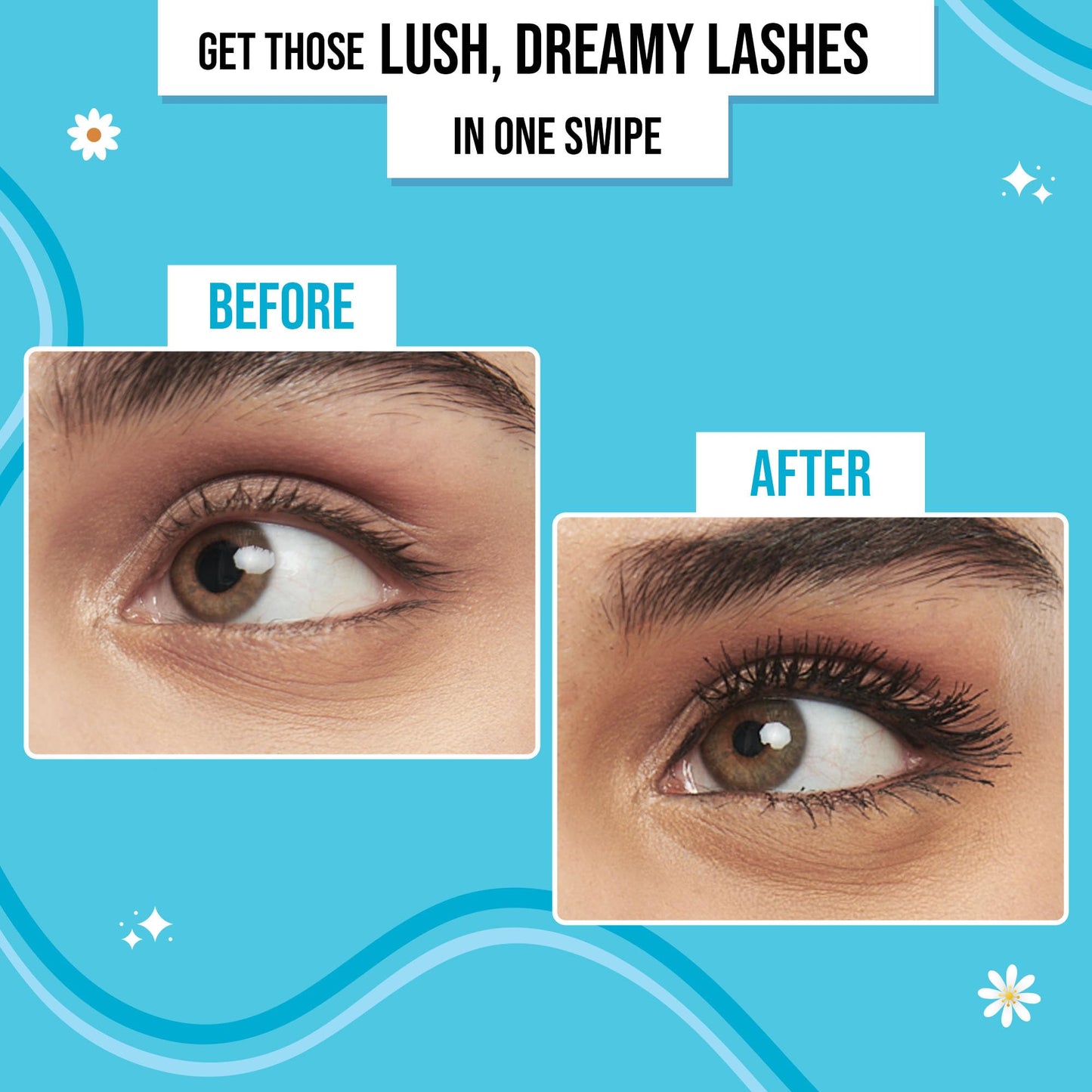 SUGAR POP Waterproof Mascara - 01 Black | Lengthening, Smudge-proof & Clump-free | 8 gms - SaumyasStore