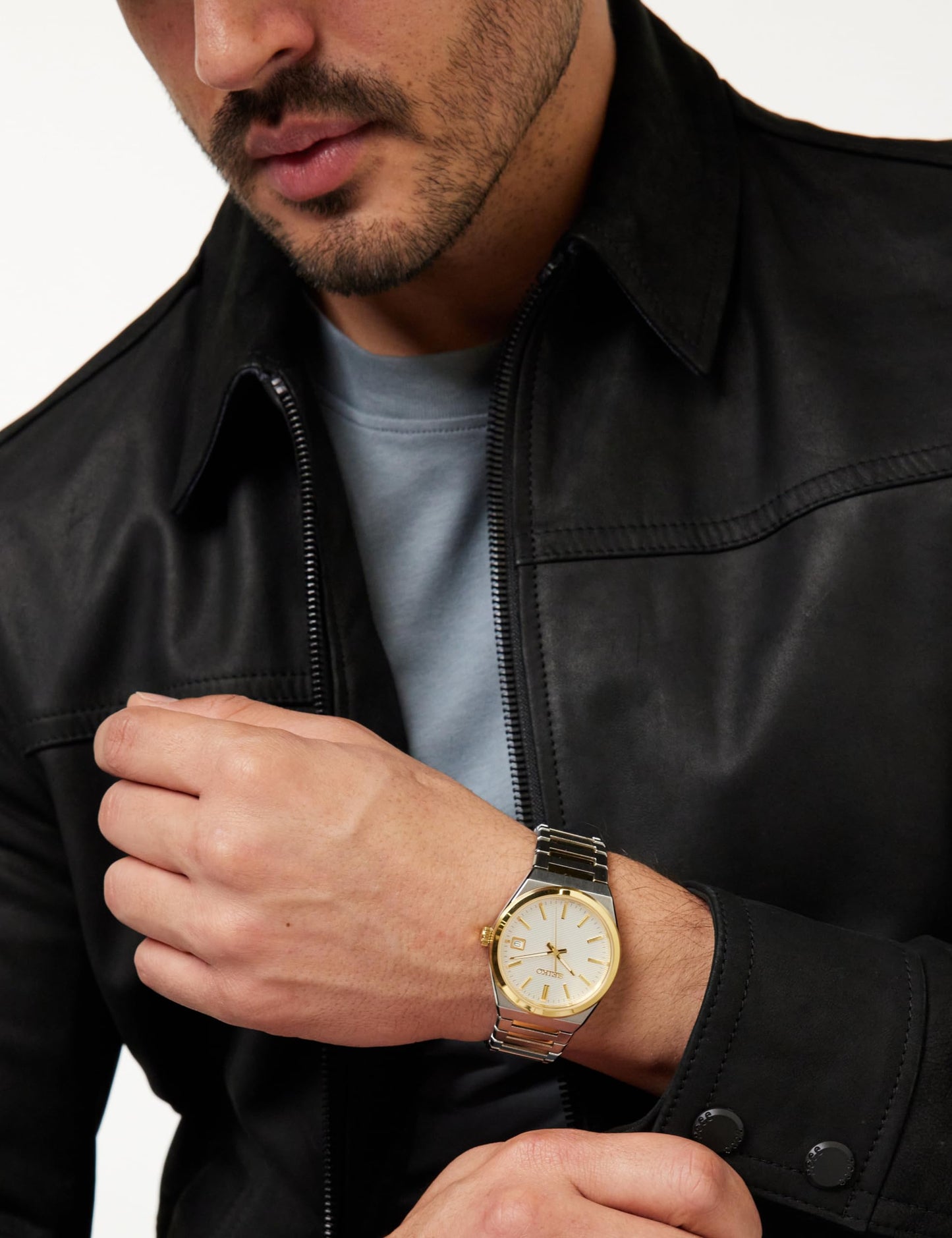 Seiko Dress Chronograph Men's Watch - SaumyasStore