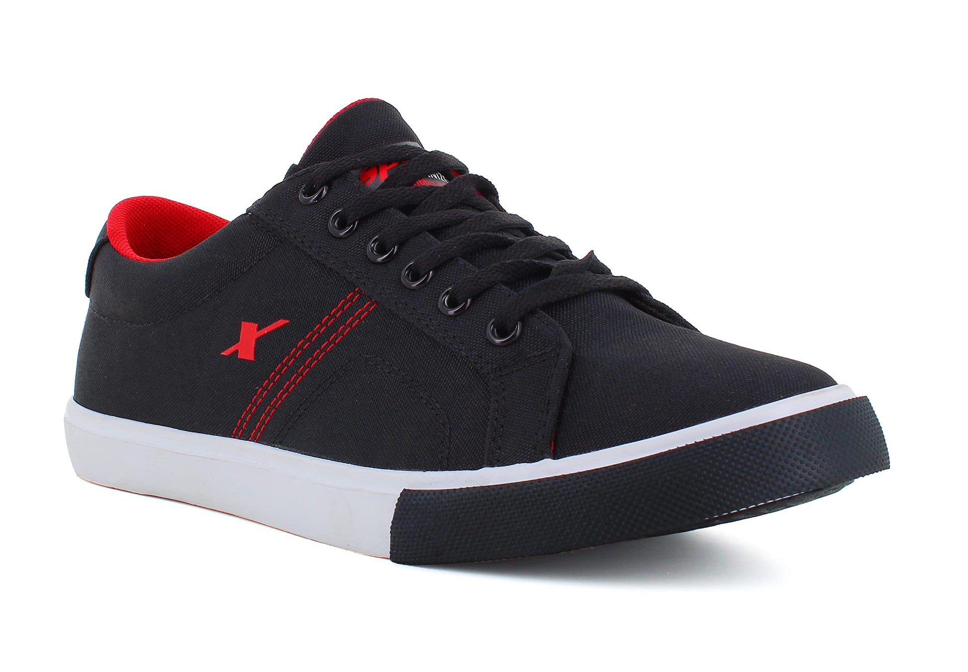 Sparx Mens BlackRed Casual Shoe - SaumyasStore