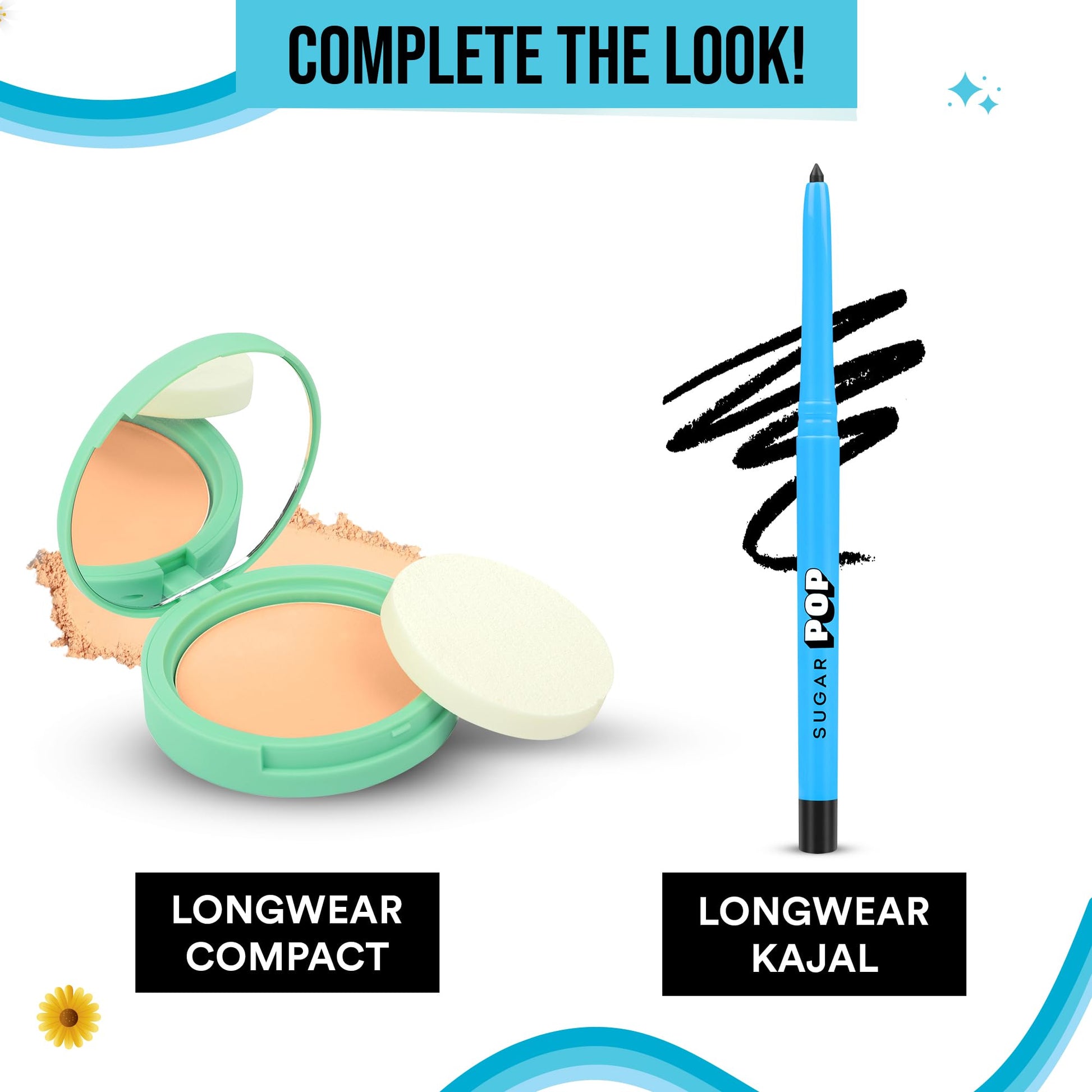 SUGAR POP Volumizing Mascara - 01 Black (Intense Black Pigment) l Adds Definition, Volumizes and Lengthens Lashes, Smudge Proof, Quick Drying, Long Lasting l Lash Defining Mascara with Ergonomically Designed Wand for Women l 9 ml - SaumyasStore