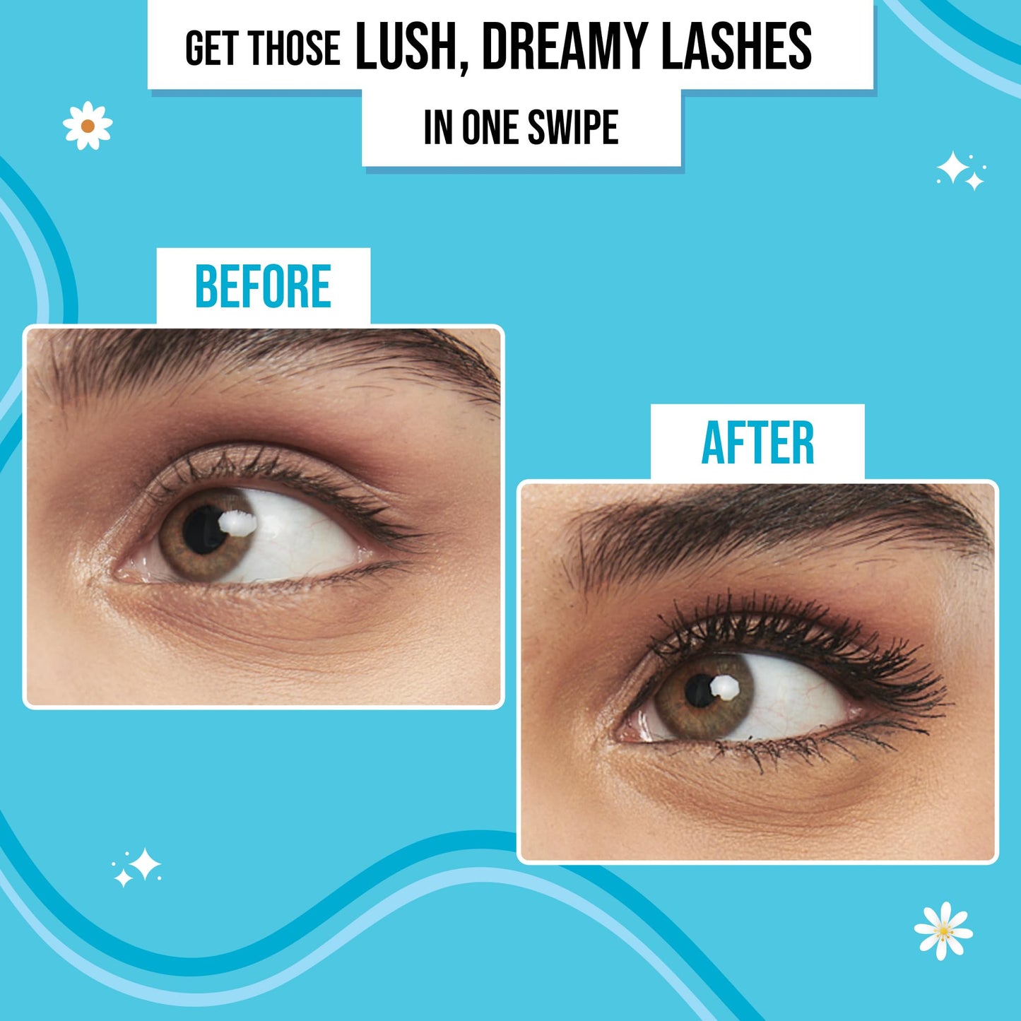 SUGAR POP Volumizing Mascara - 01 Black (Intense Black Pigment) l Adds Definition, Volumizes and Lengthens Lashes, Smudge Proof, Quick Drying, Long Lasting l Lash Defining Mascara with Ergonomically Designed Wand for Women l 9 ml - SaumyasStore