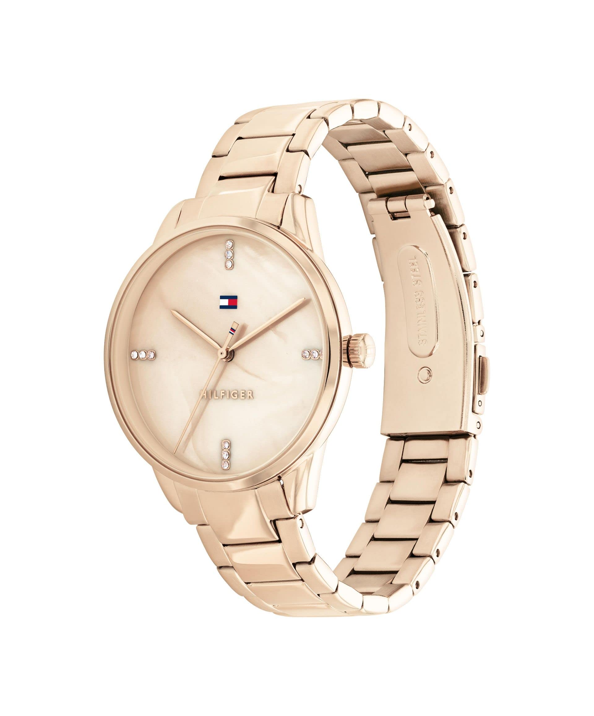 Tommy Hilfiger Women Gold Dial Analog Watch Analog Gold Dial Women's Watch - SaumyasStore
