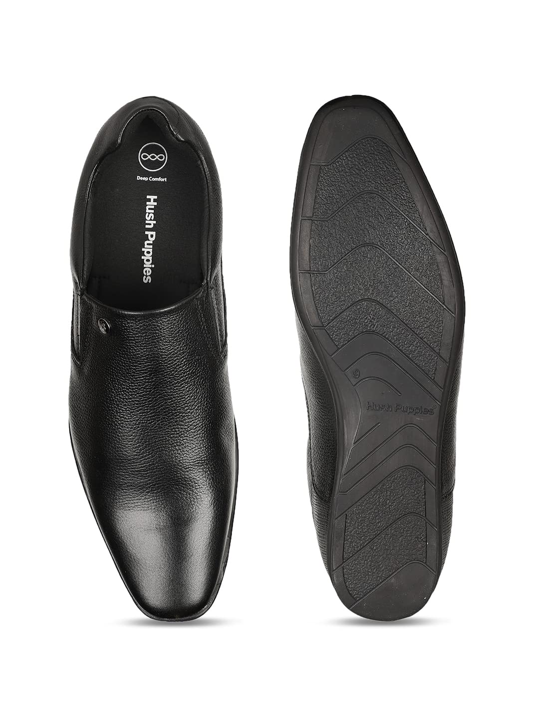 Hush Puppies MenCORSO Loafer Shoes UK 9 Color Black - SaumyasStore