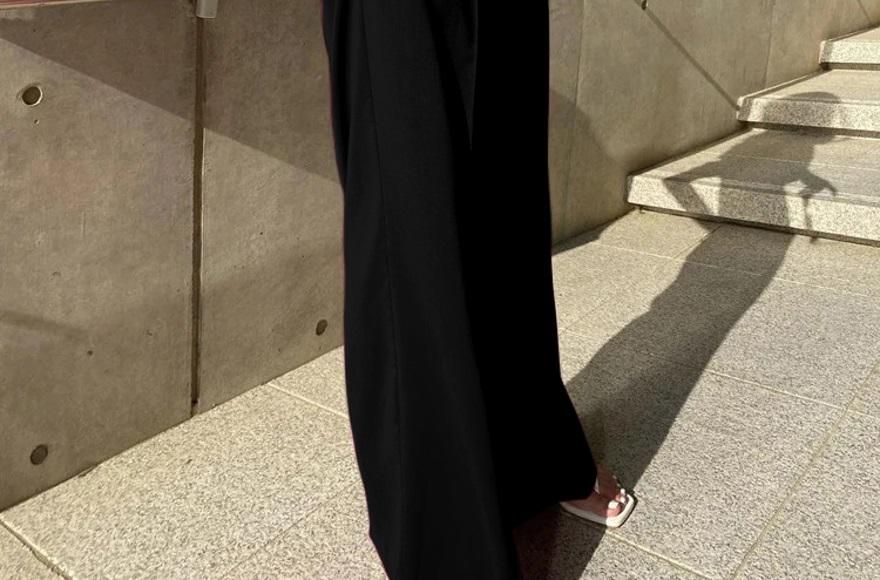 AAHWAN Women's Polyester Solid Flared Trouser - SaumyasStore