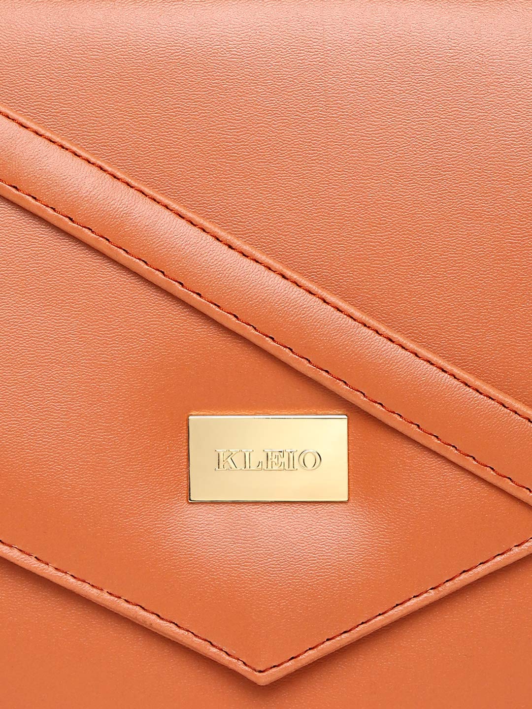 KLEIO PU Vibrant Unique Shape Cross Body Sling Hand Bag For Girls Women Ladies (Tan) (HO8012KL-TA) - SaumyasStore