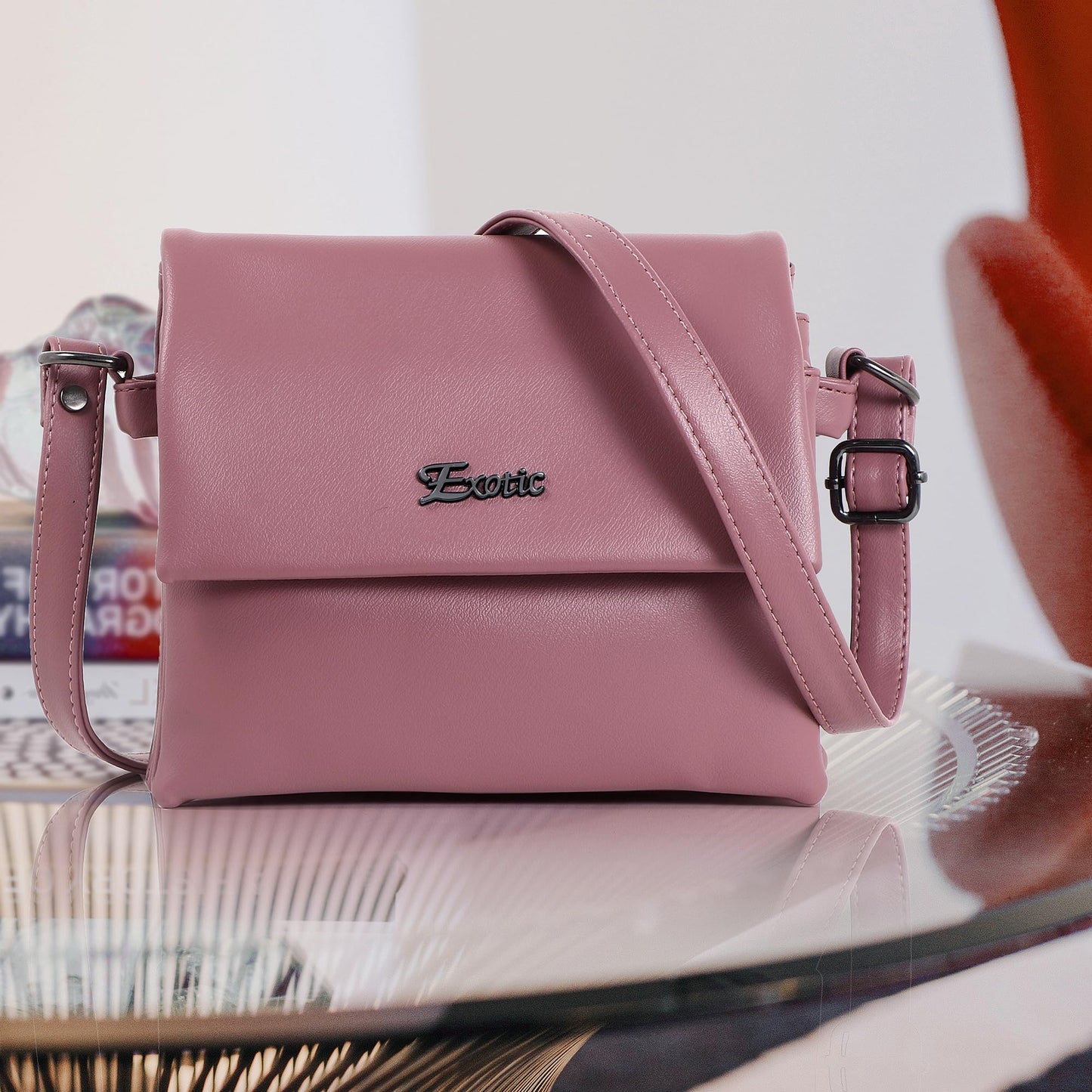 EXOTIC Sling Bag for Girls/Women (Blue) - SaumyasStore