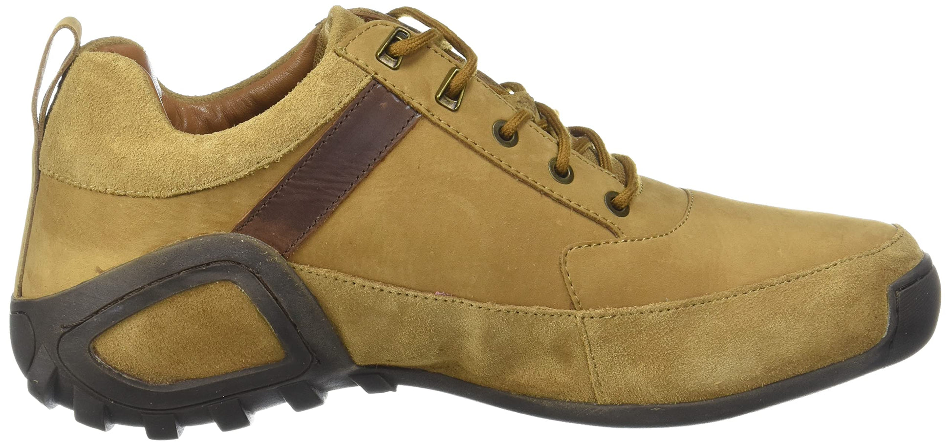 Woodland Men's Camel Leather Sneaker - SaumyasStore