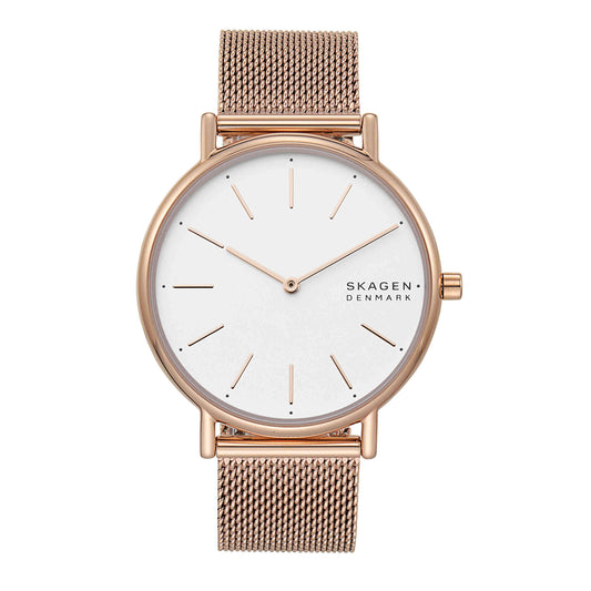 Skagen Analog White Dial Women's Watch - SaumyasStore