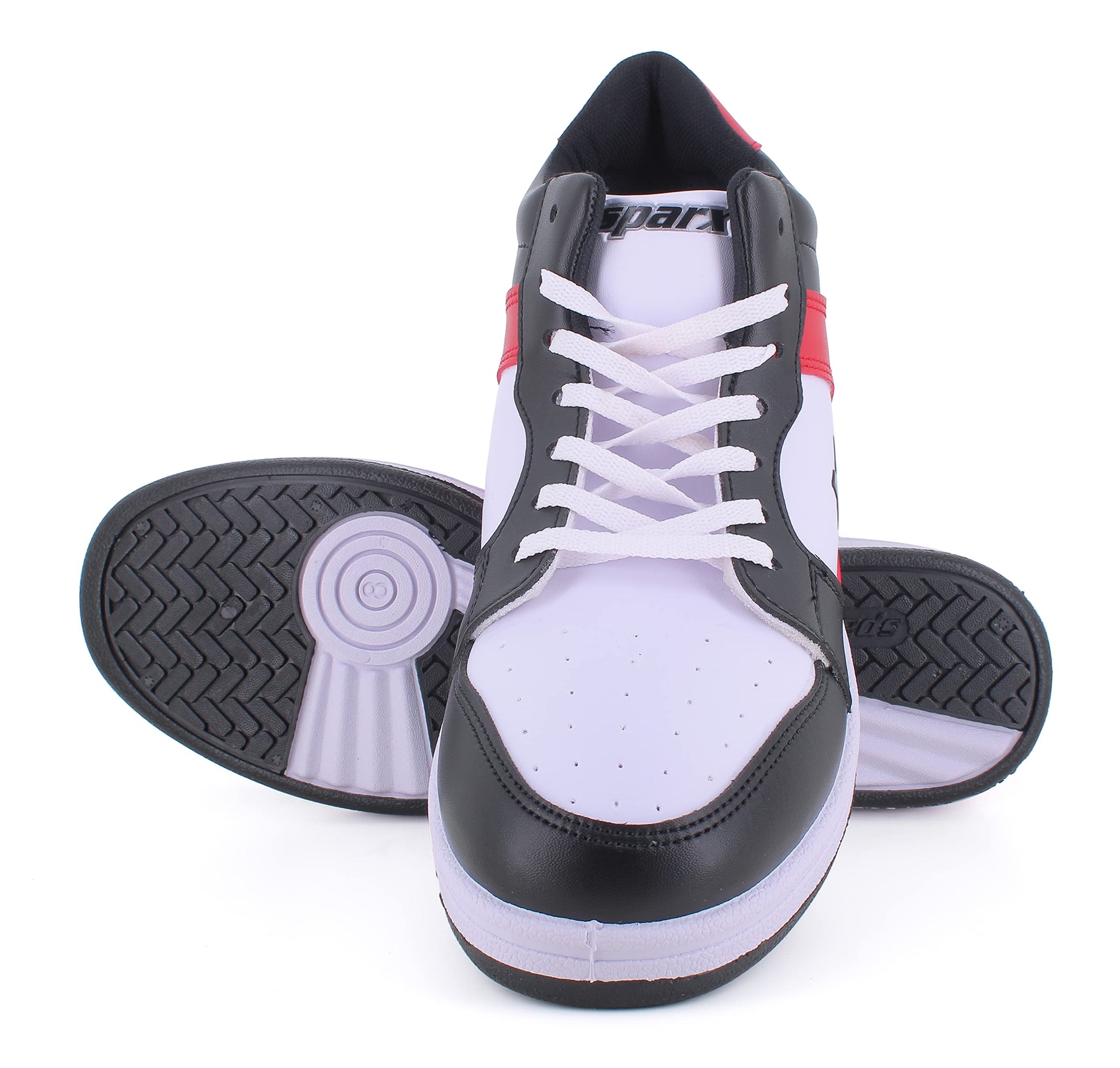 Sparx Mens  Whiteblack Sneaker - SaumyasStore