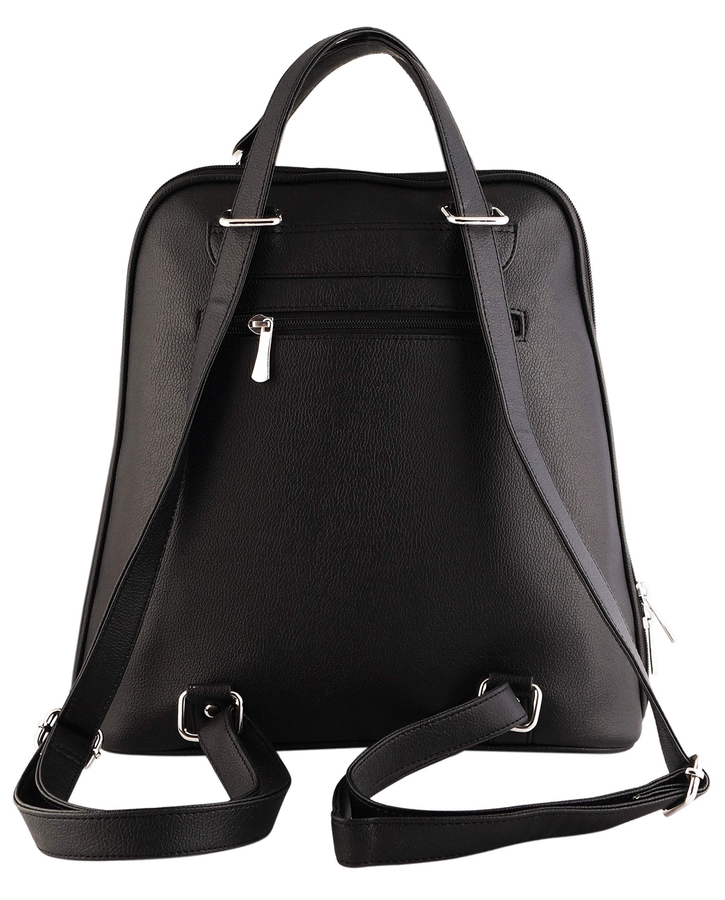 FLYING BERRY Womens Backpack Handbag(Black) Free Size - SaumyasStore