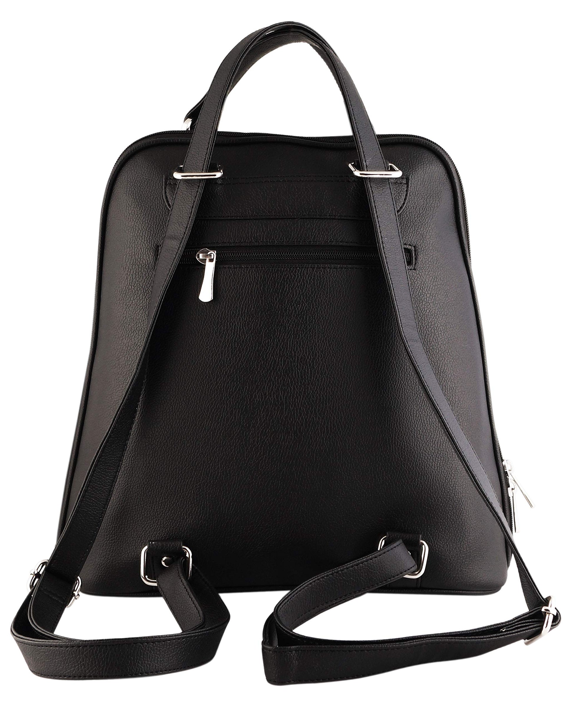 FLYING BERRY Womens Backpack Handbag(Black) Free Size - SaumyasStore