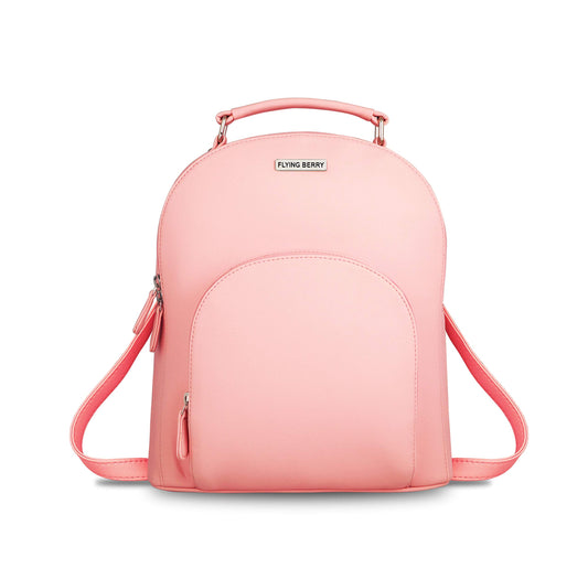 FLYING BERRY Women Backpack (PINK) - SaumyasStore