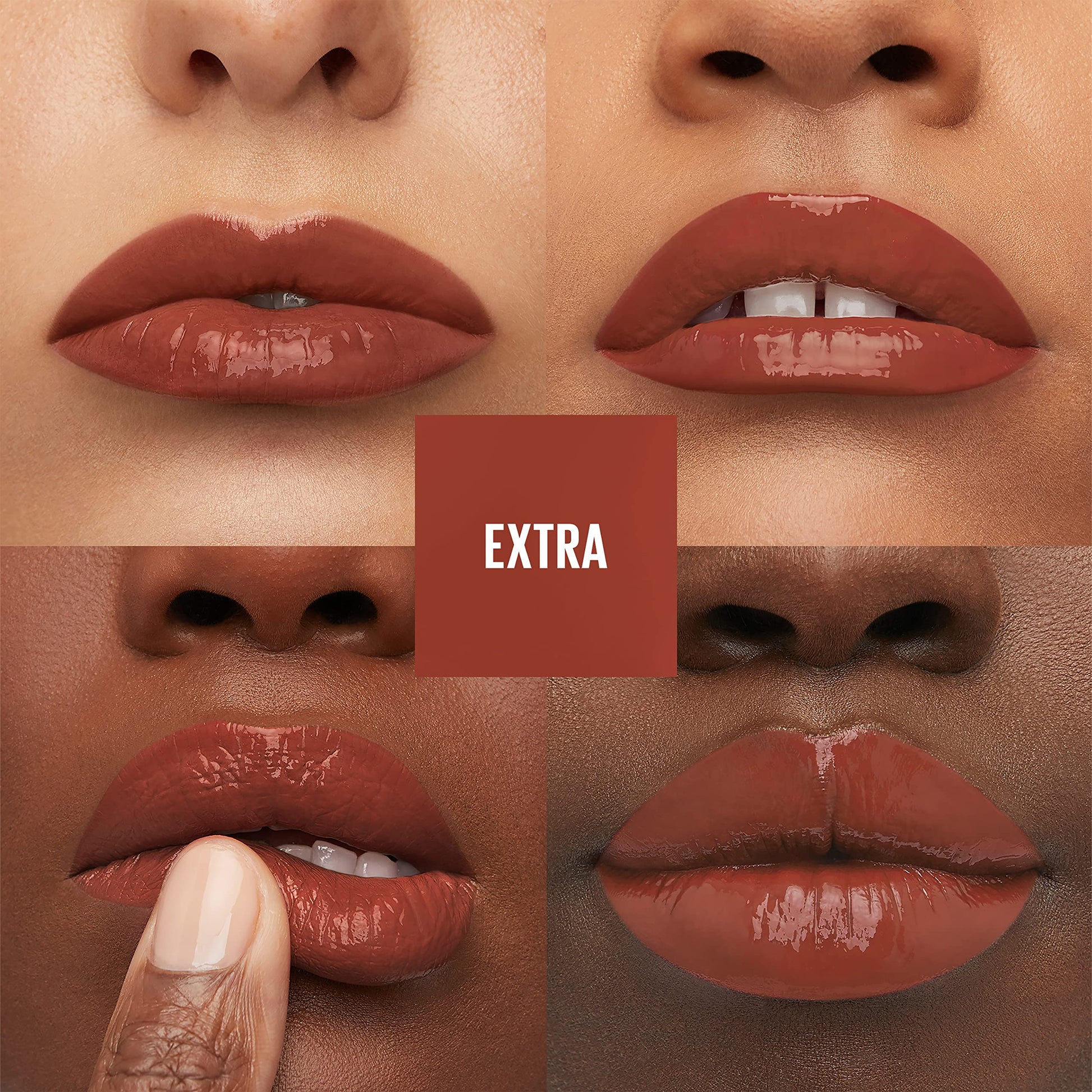 Maybelline Super Stay Vinyl Ink Longwear No-Budge Liquid Lipcolor Makeup, Highly Pigmented Color and Instant Shine, Extra, Red Lipstick, 0.14 fl oz, 1 Count - SaumyasStore