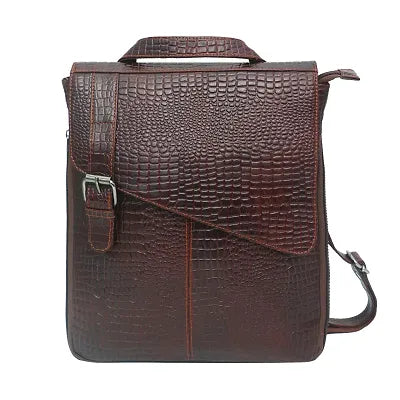 Stylish Brown Leather Solid Sling Bags For Women - SaumyasStore